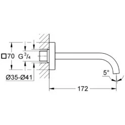 GROHE Allure Wanneneinlauf DN 20
