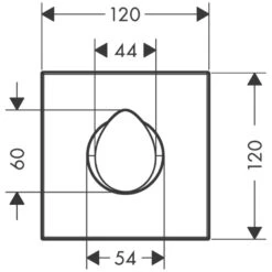 AXOR Starck Organic Absperrventil Unterputz