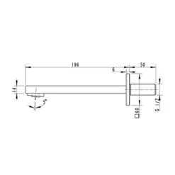 Bravat Wannenauslauf Für Unterputzmontage