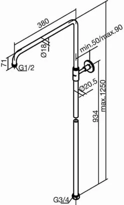 Damixa Tradition Bausestange