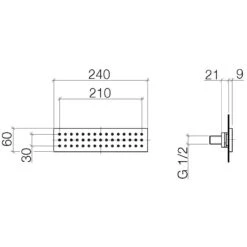 Dornbracht WaterBar UP Seitenbrause -DuschWelt Geschaft dornbracht balance modules waterbar seitenbrause 8586862