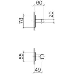 Dornbracht LULU Brausehalter