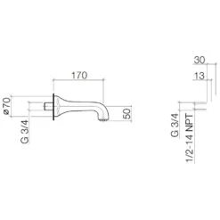 Dornbracht Wanneneinlauf Für Wandmontage
