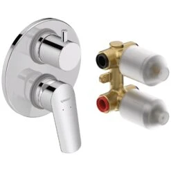 Duravit No. 1 Einhebel-Wannenmischer Unterputz Mit Grundkörper