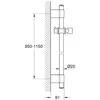 GROHE Rainshower Brausestange 115 Cm -DuschWelt Geschaft friedrich grohe brausenprogramm brausestangen rainshower 115 803292