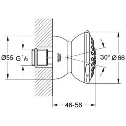 GROHE Relexa 65 Massage Seitenbrause Mit 2 Strahlarten