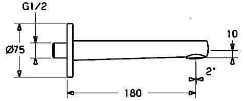 Hansa HANSARONDA Wanneneinlauf 3 Hansa HANSARONDA Wanneneinlauf