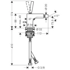 AXOR Citterio Einhebel-Bidetmischer