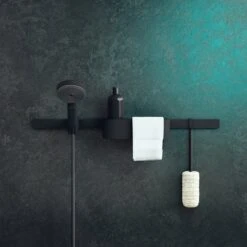 Hansgrohe WallStoris Push-Duschkopfhalterung -DuschWelt Geschaft hansgrohe bad accessoires wallstoris push duschkopfhalterung 6010423