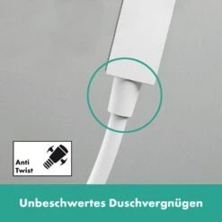 Hansgrohe Unica E Brausestange 65 Cm Mit Brausehalter Und Brauselauch 160 Cm -DuschWelt Geschaft hansgrohe brausenprogramm brausestangen brausehalter unica 65 11082061