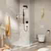 Hansgrohe Unica S Puro Brausenstange 90 Cm Mit Easy Slide Duschkopfhalter Und Duschschlauch 160 Cm