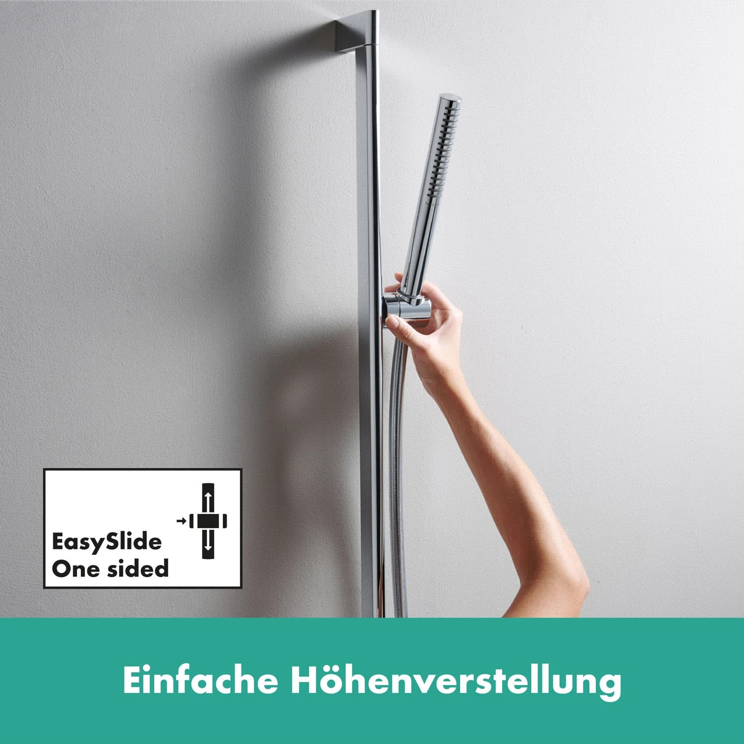 Hansgrohe Unica S Puro Brausenstange 65 Cm Mit Easy Slide Duschkopfhalter Und Duschschlauch 160 Cm 7 Hansgrohe Unica S Puro Brausenstange 65 Cm Mit Easy Slide Duschkopfhalter Und Duschschlauch 160 Cm – Bild 5