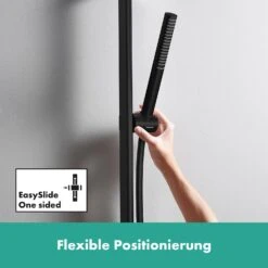 Hansgrohe Unica S Puro Brausenstange 90 Cm Mit Easy Slide Duschkopfhalter Und Duschschlauch 160 Cm -DuschWelt Geschaft hansgrohe brausenprogramm brausestangen brausehalter unica puro 12257321