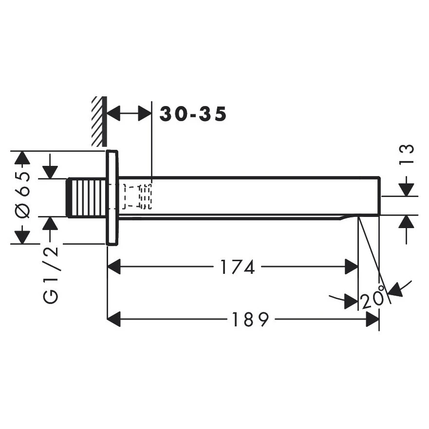 Hansgrohe Finoris Wanneneinlauf 3 Hansgrohe Finoris Wanneneinlauf