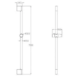 Avenarius Brausestange 70 Cm