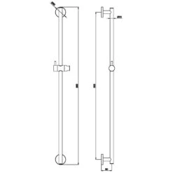 Avenarius Brausestange 80 Cm, Ø 2 Cm
