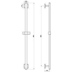 Avenarius Brausestange 82 Cm