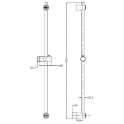 Avenarius Brausestange 90 Cm