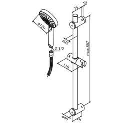Damixa Kudos Plus-Stangenset