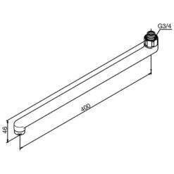 Damixa Schwenkauslauf 40 Cm