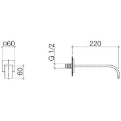 Dornbracht MEM Wanneneinlauf Für Wandmontage