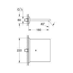 GROHE Allure Brilliant Schwallauslauf Für Wanne Und Brause -DuschWelt Geschaft hersteller grohe allure brilliant wanne schwallauslauf 3835355
