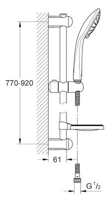 GROHE Euphoria Brausegarnitur Eco