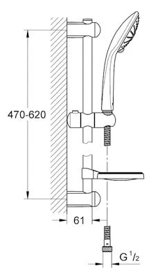 GROHE Euphoria Brausegarnitur Massage