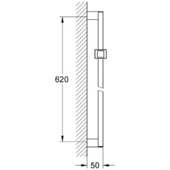 GROHE Euphoria Cube Brausestange 60 Cm