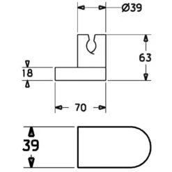 Hansa HANSAVIVA Wandbrausehalter -DuschWelt Geschaft hersteller hansa brausenprogramm wandanschlussbogen wandbrausehalter hansaviva 970566
