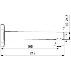 Hansa HANSADESIGNO Style Wanneneinlauf