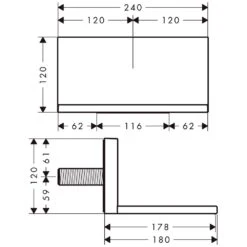 AXOR Starck Schwalleinlauf Fertigset DN20