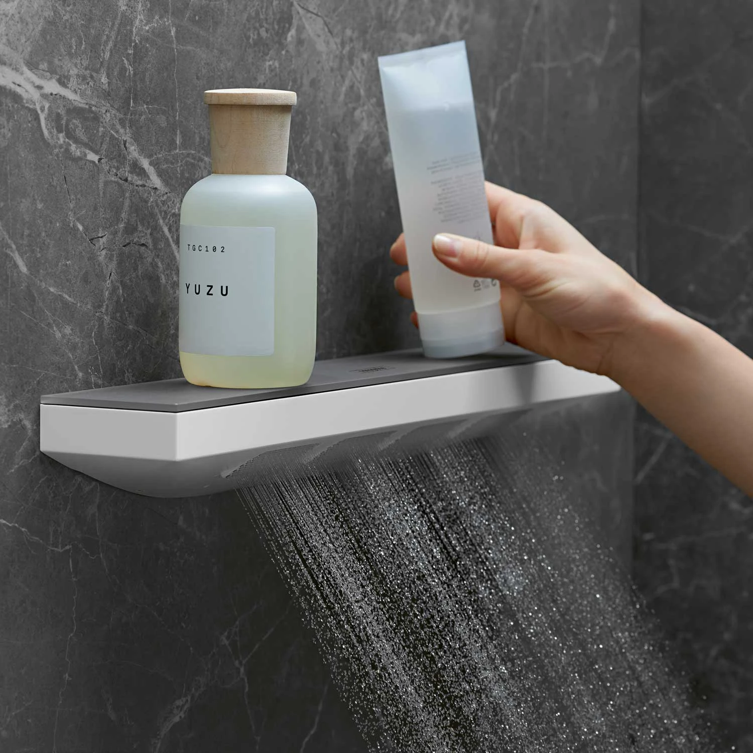 Hansgrohe Rainfinity Schulterbrause 500 1jet Mit Ablage 4 Hansgrohe Rainfinity Schulterbrause 500 1jet Mit Ablage – Bild 2