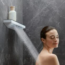 Hansgrohe Rainfinity Schulterbrause 500 1jet Mit Ablage 7 Hansgrohe Rainfinity Schulterbrause 500 1jet Mit Ablage -DuschWelt Geschaft hersteller hansgrohe rainfinity kopfbrausen schulterbrause 500 4040855