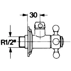 Kaja Romanze Eckventil Cold