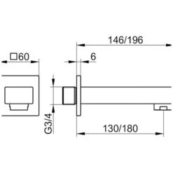 Keuco Edition 11 Wanneneinlauf 18 Cm DN 20