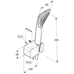 Kludi FIZZ Wannen-Brause-Set 1S