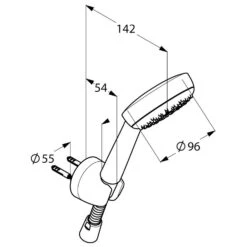 Kludi LOGO Wannen-Brause-Set 1S