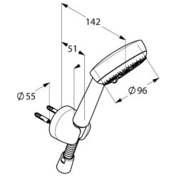 Kludi LOGO Wannen-Brause-Set 3S