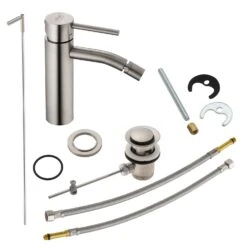 Kronenbach Lima 2.0 Steel Bidet-Einhebelmischer -DuschWelt Geschaft hersteller kronenbach lima 2 bidet einhebelmischer 4162317