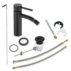 Kronenbach Lima 2.0 Black Bidet-Einhebelmischer -DuschWelt Geschaft hersteller kronenbach lima 2 black bidet 4162097