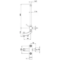 KWC Einhebelmischer Wanne
