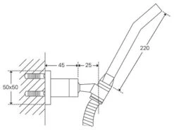 Treos Brause Wandhalter