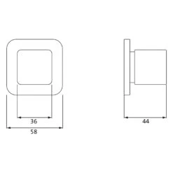 Herzbach CEO BLACK Unterputzventil Und 2- Oder 3-Wegeumsteller Farbset