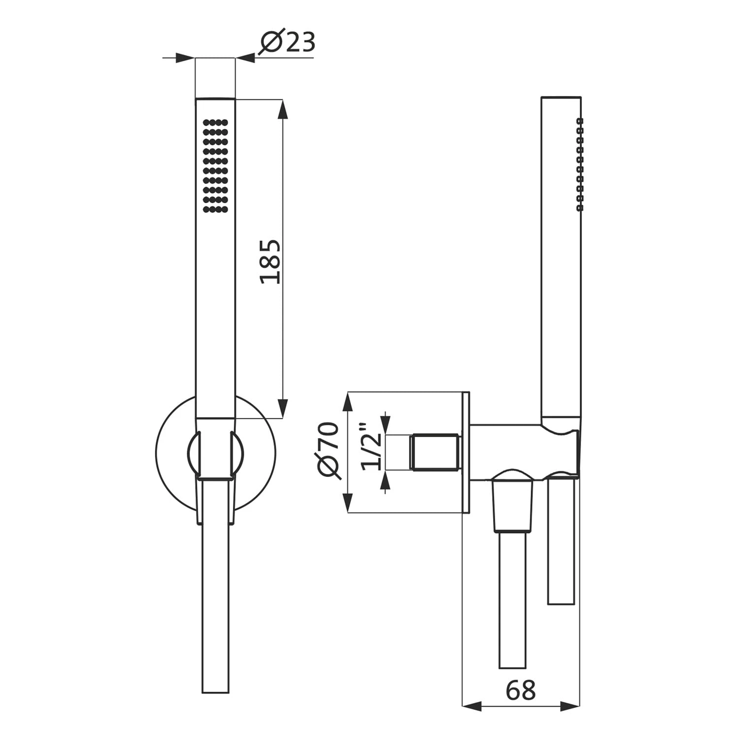 Herzbach LIVING SPA IX Wannenset Mit Konushalter Und Integr. Brauseanschluss Seven Round 3 Herzbach LIVING SPA IX Wannenset Mit Konushalter Und Integr. Brauseanschluss Seven Round