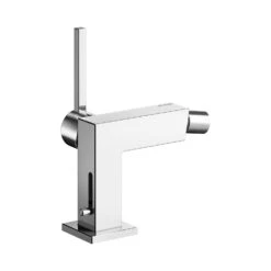 Keuco Edition 90 Square Einhebel-Bidetmischer Mit Zugstangen-Ablaufgarnitur, Ausladung: 11,3 Cm