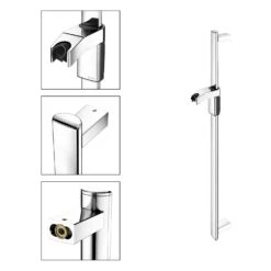 Keuco AXESS Brausestange Aus Metall, Länge: 90 Cm -DuschWelt Geschaft keuco alle serien axess brausestange metall 11683098