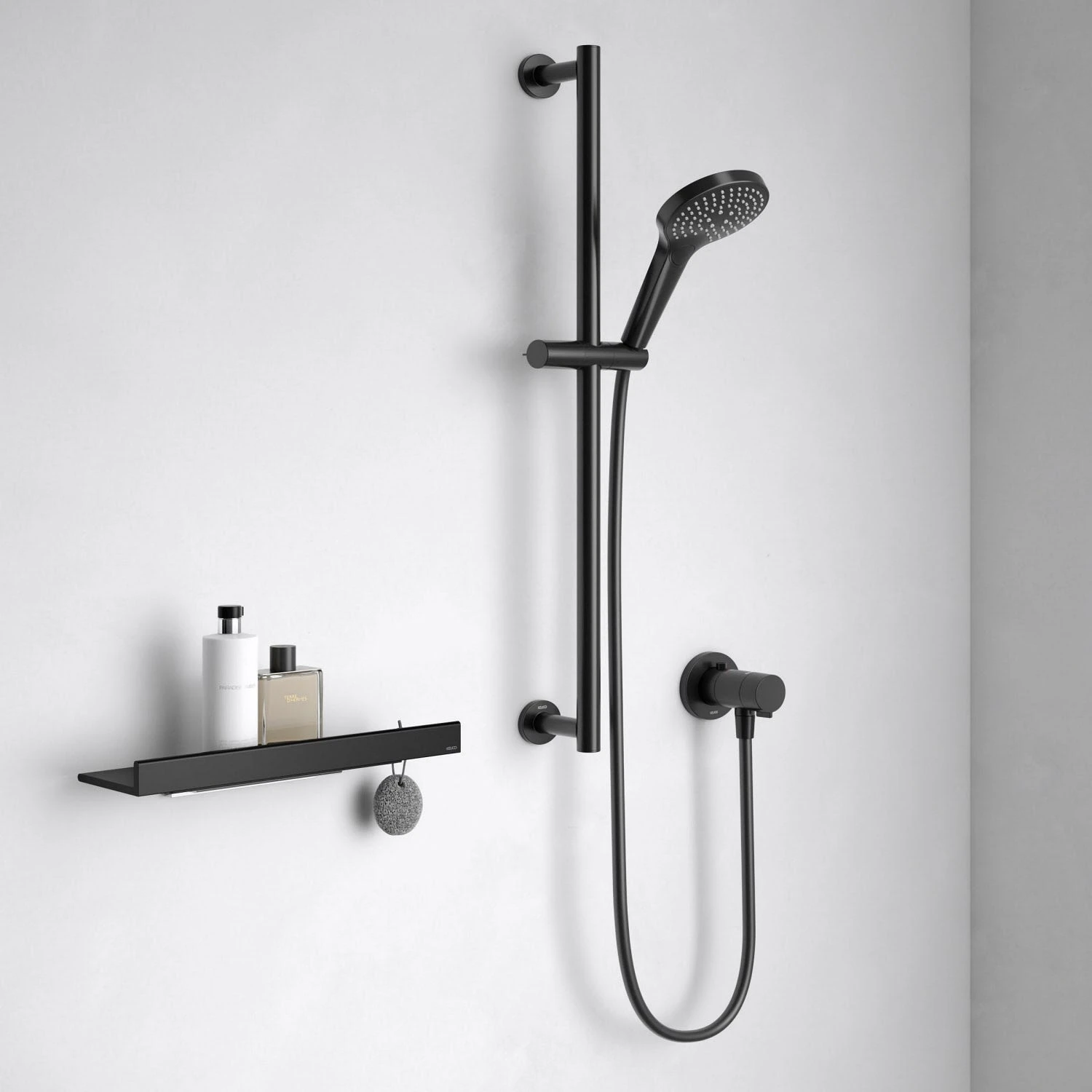 Keuco IXMO Black Selection Brausestange, Rund 4 Keuco IXMO Black Selection Brausestange, Rund – Bild 2