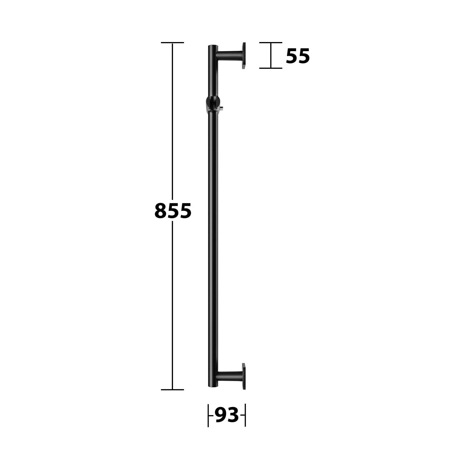 Keuco IXMO Black Selection Brausestange, Eckig 5 Keuco IXMO Black Selection Brausestange, Eckig – Bild 3