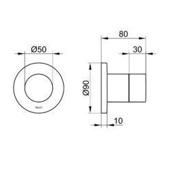 Keuco IXMO Black Selection Unterputz-Umstellventil Für 2 Verbraucher, Rund -DuschWelt Geschaft keuco ixmo brausenprogramm black selection unterputz 6798513